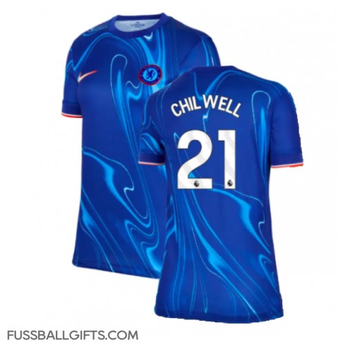 Chelsea Ben Chilwell #21 Fußballbekleidung Heimtrikot Damen 2024-25 Kurzarm